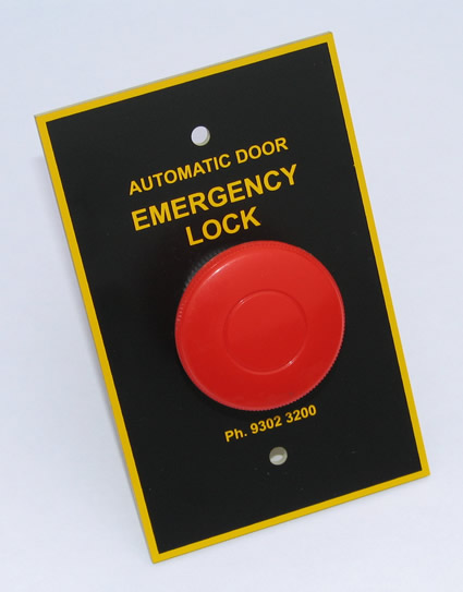Emergency Lock Button